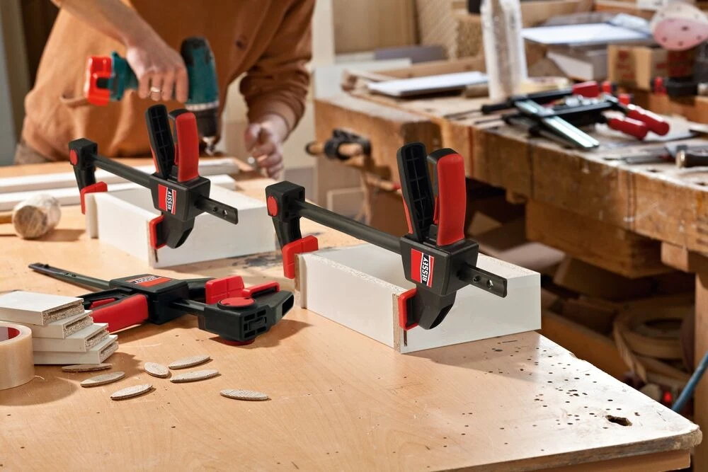 BESSEY EHKM06+EHKM12 (RS4PK) Комплект быстрозажимных струбцин (4шт)