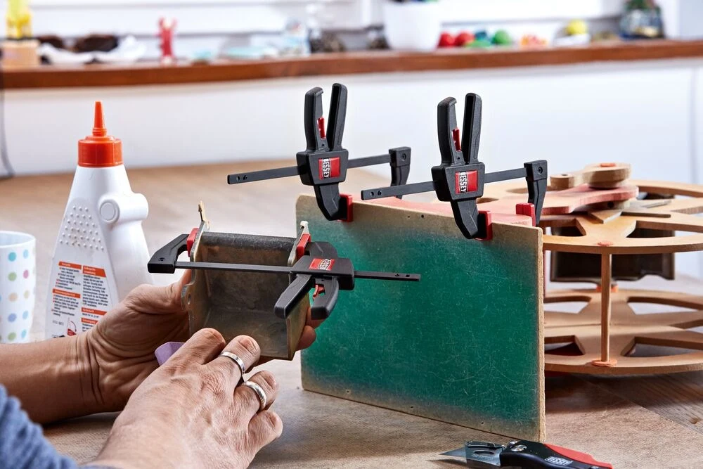 BESSEY EHKM06+EHKM12 (RS4PK) Комплект быстрозажимных струбцин (4шт)