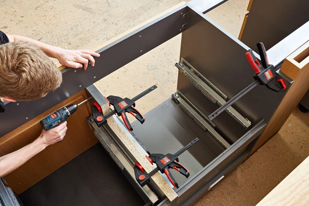 BESSEY EHKM06+EHKM12 (RS4PK) Комплект быстрозажимных струбцин (4шт)