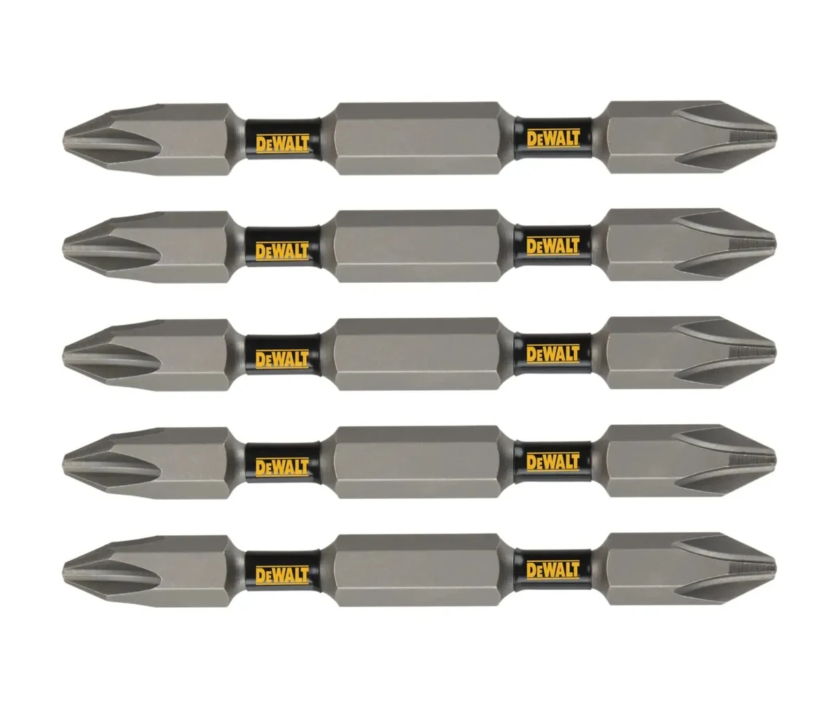 DEWALT DWA2DEPH2-5L К-т бит ph2, двухсторонние 5шт