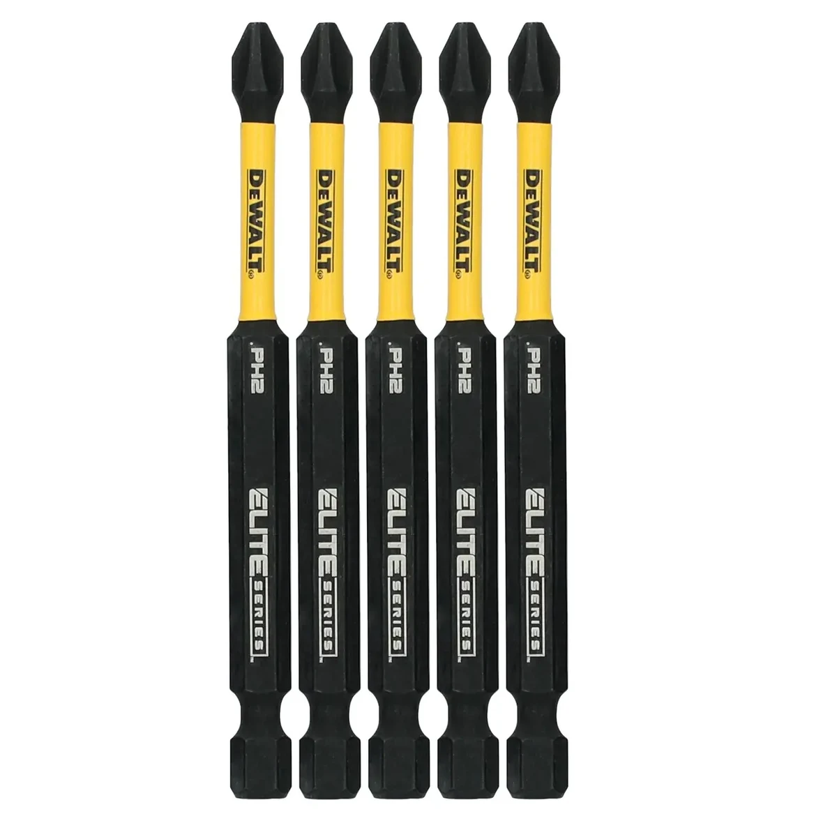 DEWALT DWAFE3PH2IR5 Биты PH2 5шт 89 мм