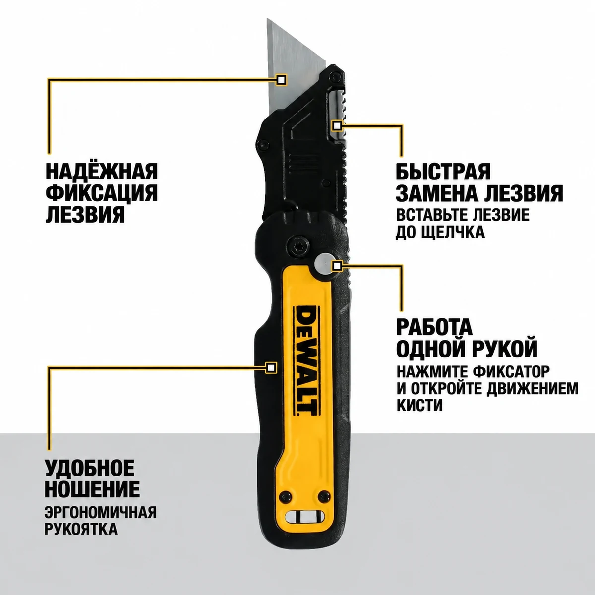 DEWALT DWHT10991 Нож строительный (NEW)