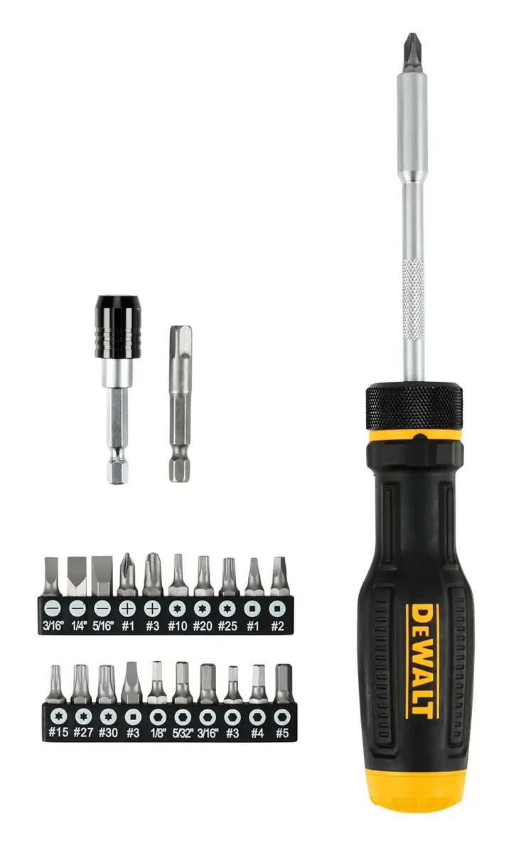 DEWALT DWHT68003 Отвертка с трещоткой и набором бит, 23 предмета