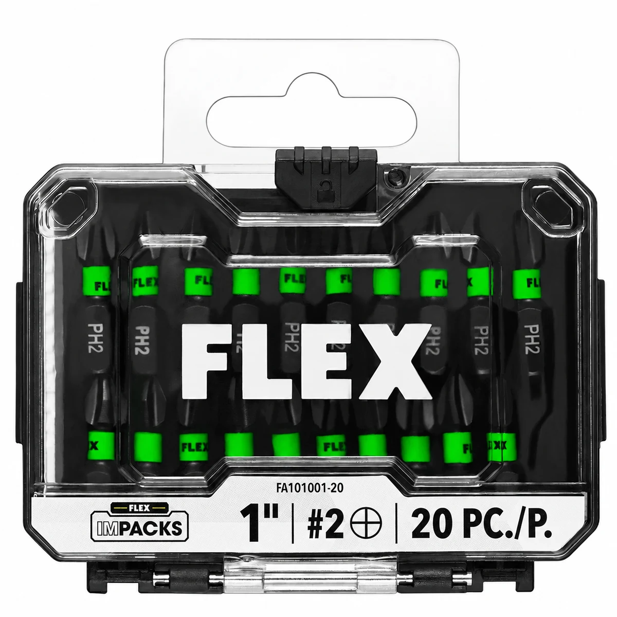 FLEX FA101001-20 Набор бит PH2 25мм 20шт