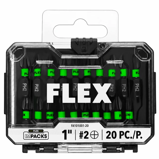 FLEX FA101001-20 Набор бит PH2 25мм 20шт