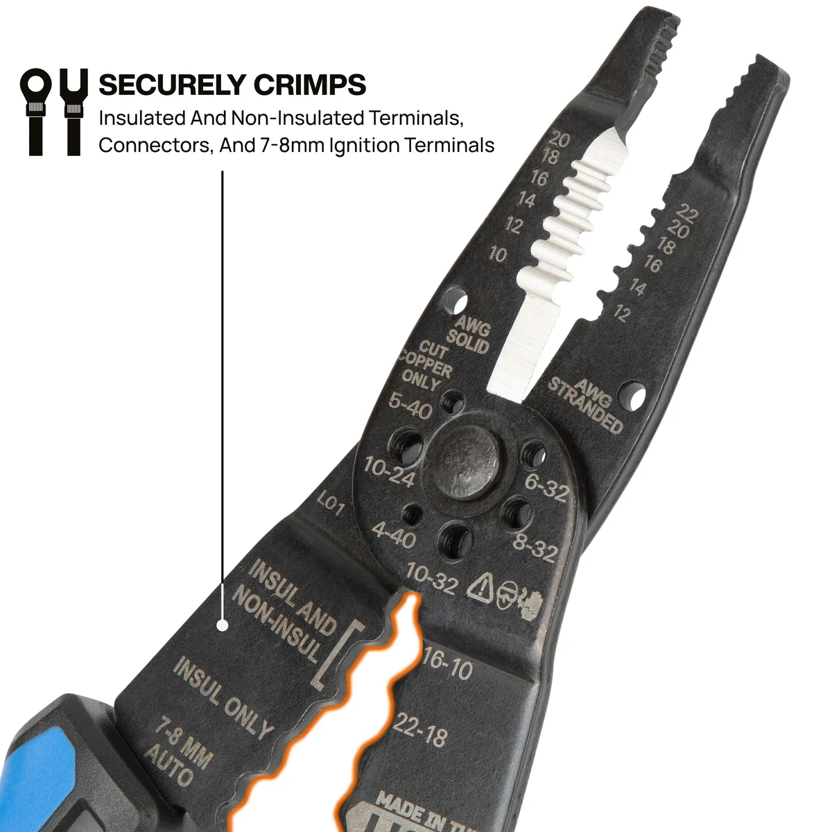 KLEIN TOOLS 1025 Многофункциональный стриппер с длинными губками