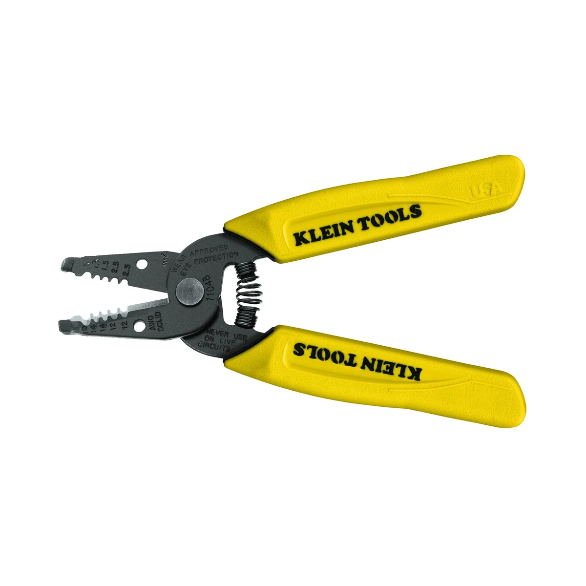 KLEIN TOOLS 11048 стриппер с кусачками для одножильного провода
