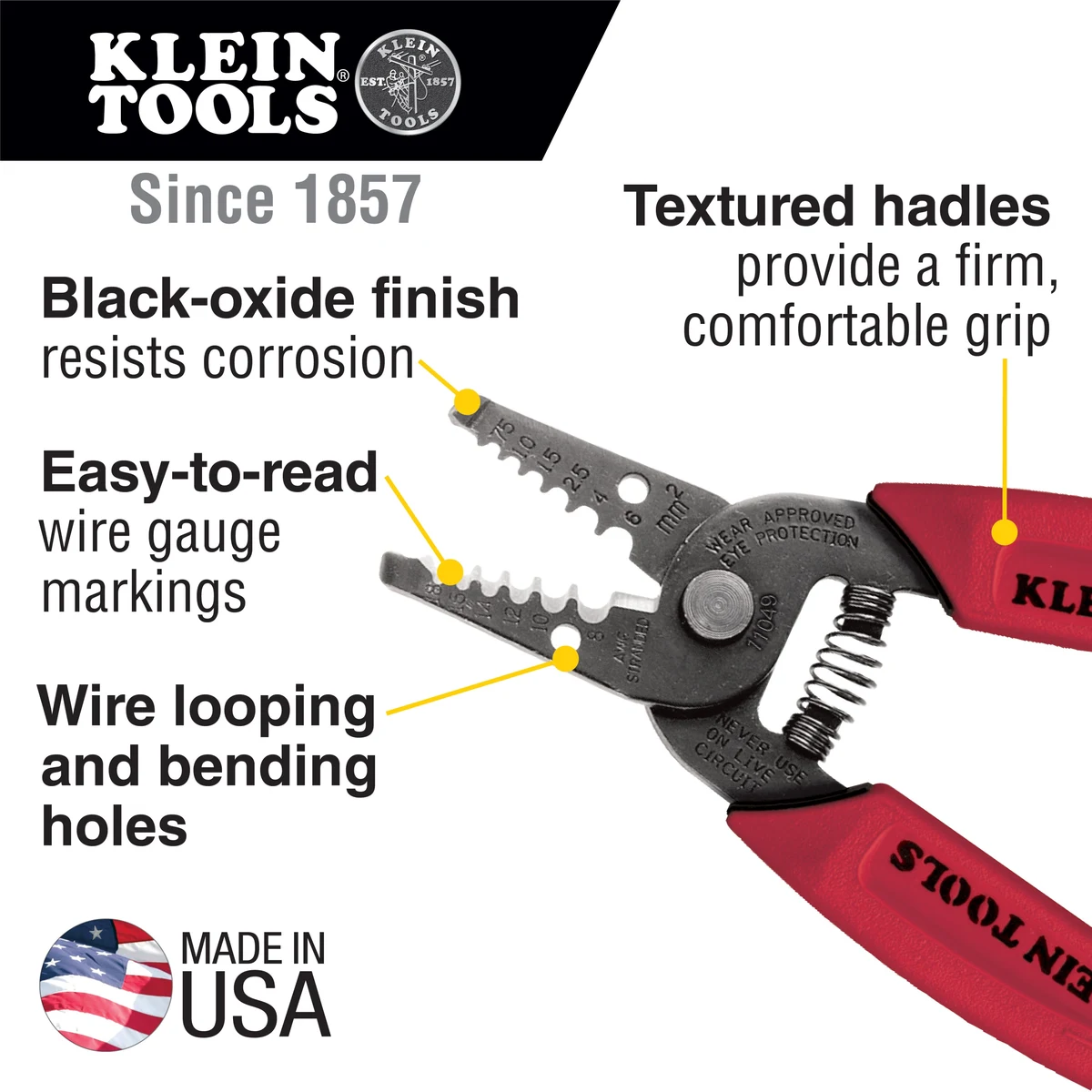 KLEIN TOOLS 11049 Стриппер-кусачки для многожильного провода