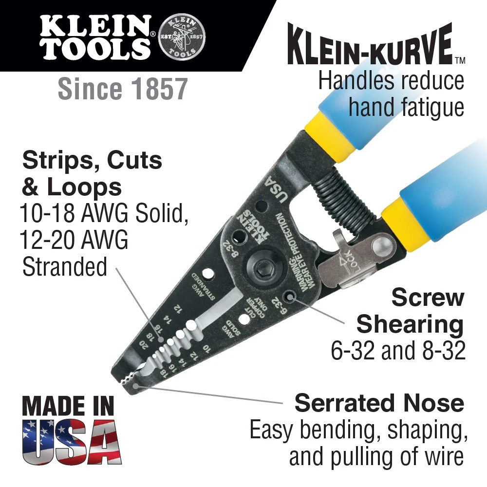 KLEIN TOOLS 11055 Стриппер-кусачки