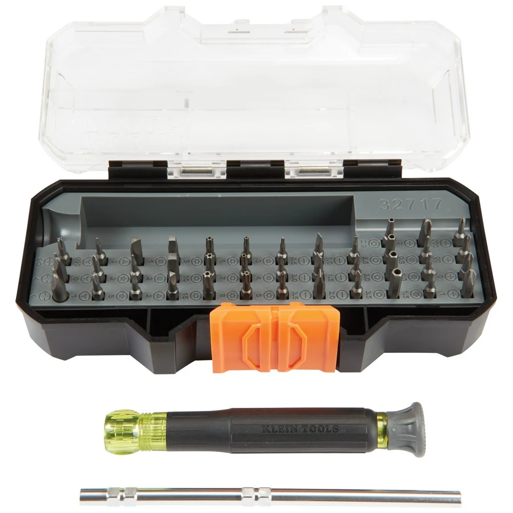 KLEIN TOOLS 32717  Прецизионная отвёртка с набором сменных бит