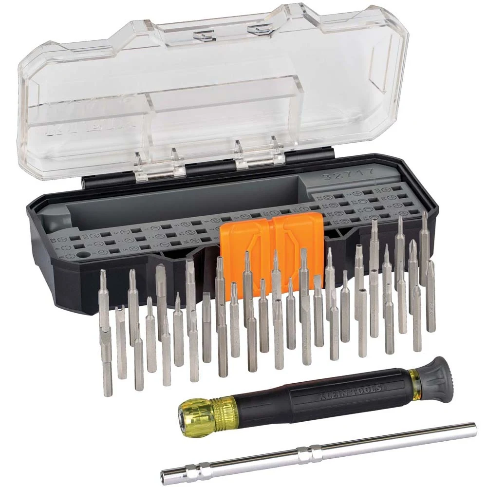 KLEIN TOOLS 32717  Прецизионная отвёртка с набором сменных бит