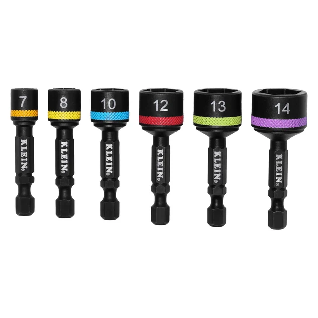 KLEIN TOOLS 32926SM Набор магнитных торцевых насадок , 6 шт.