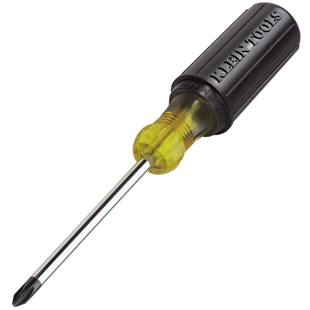 KLEIN TOOLS 85442 Набор профессиональных отвёрток Cushion-Grip, 2 шт. (PH2 и шлицевая 6,35 мм)