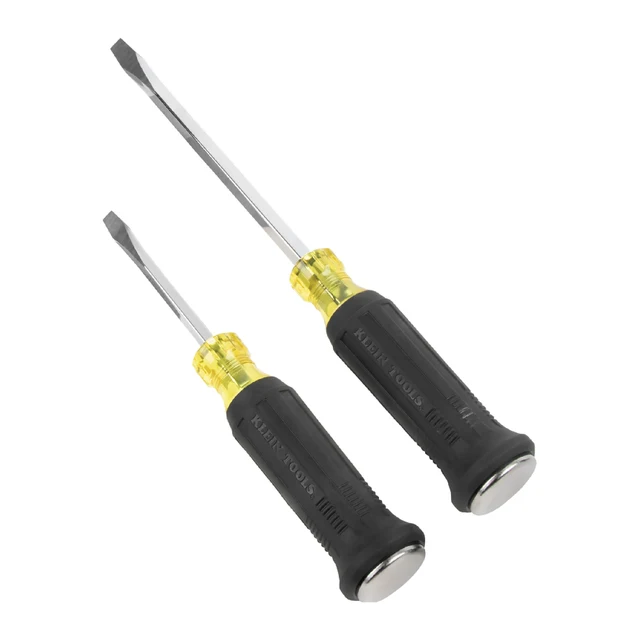 KLEIN TOOLS 85442DD набор усиленных ударных отвёрток под шлиц, 2 шт.