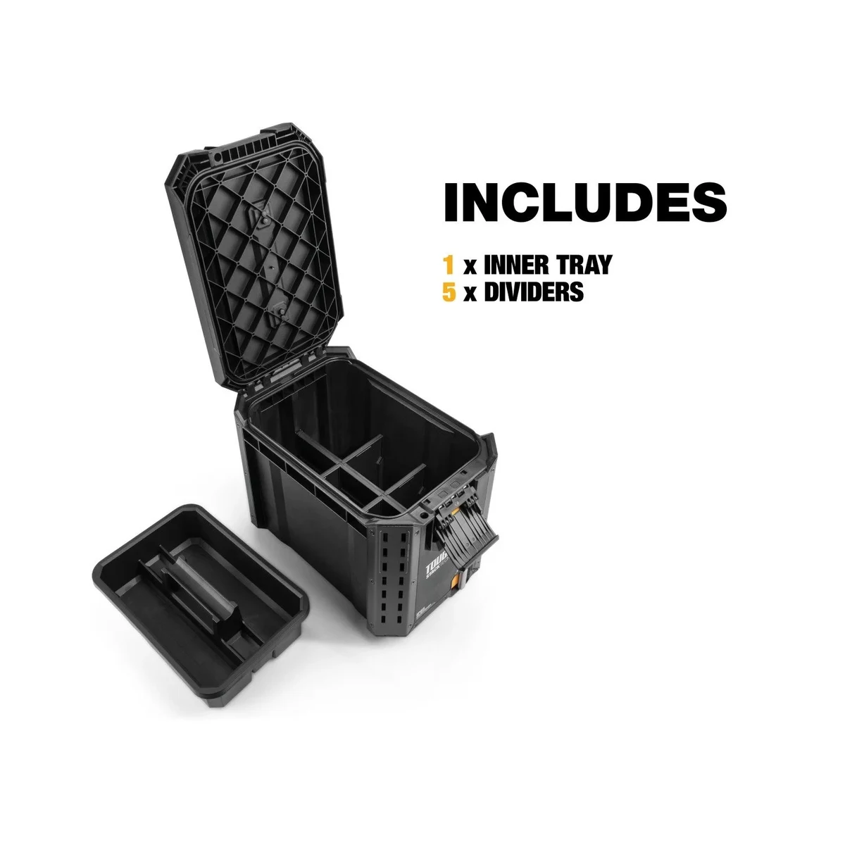 TOUGHBUILT TB-B1-B-60C Ящик для инструмента компактный STACKTECH (Половинка)
