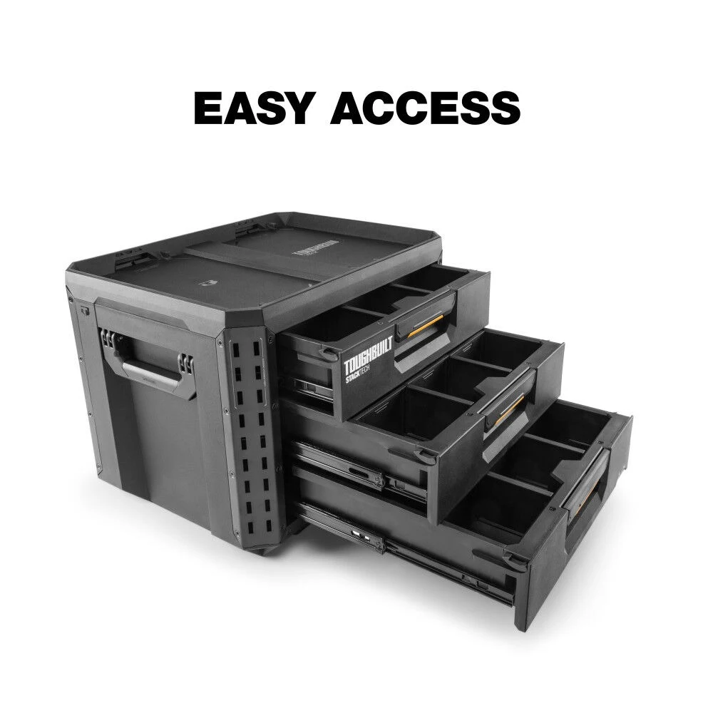 TOUGHBUILT TB-B1-D-70-3 Ящик для инструмента с 3 выдвижными ящиками STACKTECH XL