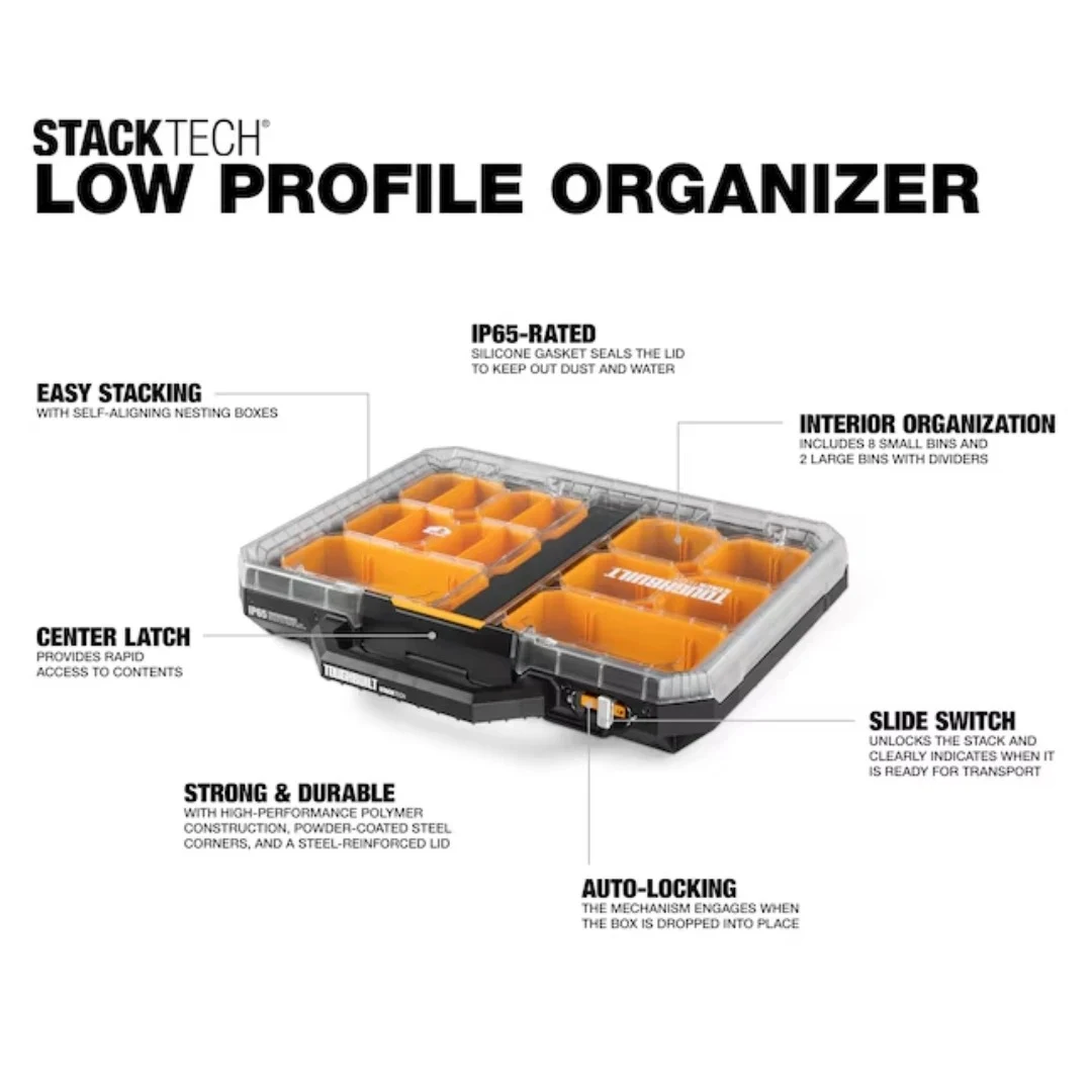 TOUGHBUILT TB-B1-O-10 Органайзер низкопрофильный STACKTECH