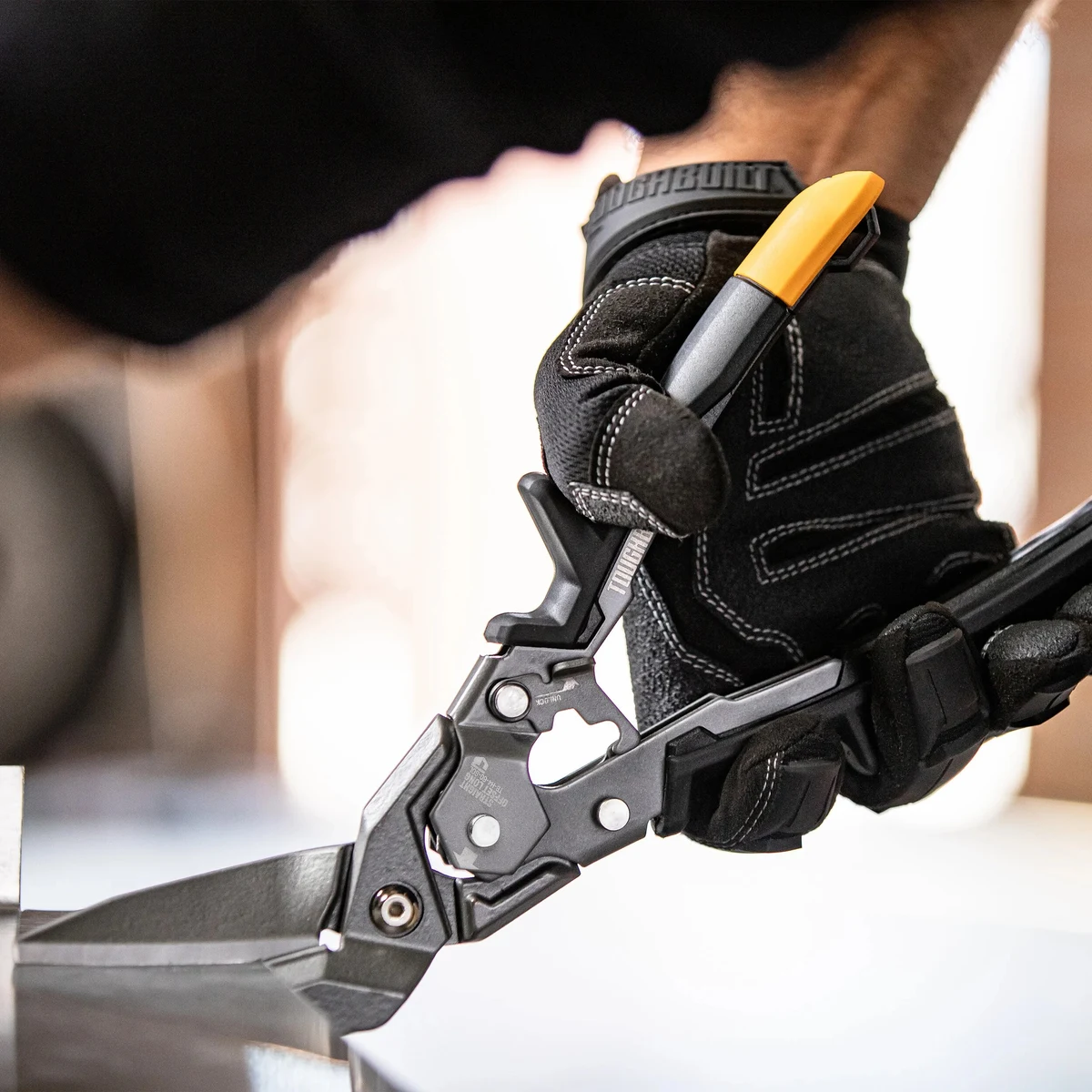 Toughbuilt TB-H4-60-SOL Ножницы по металу удлиненные c выносом