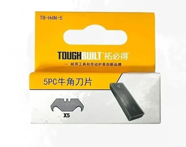 TOUGHBUILT TB-H4N-5 Лезвия крюкообразные для строительного ножа, 5 шт.